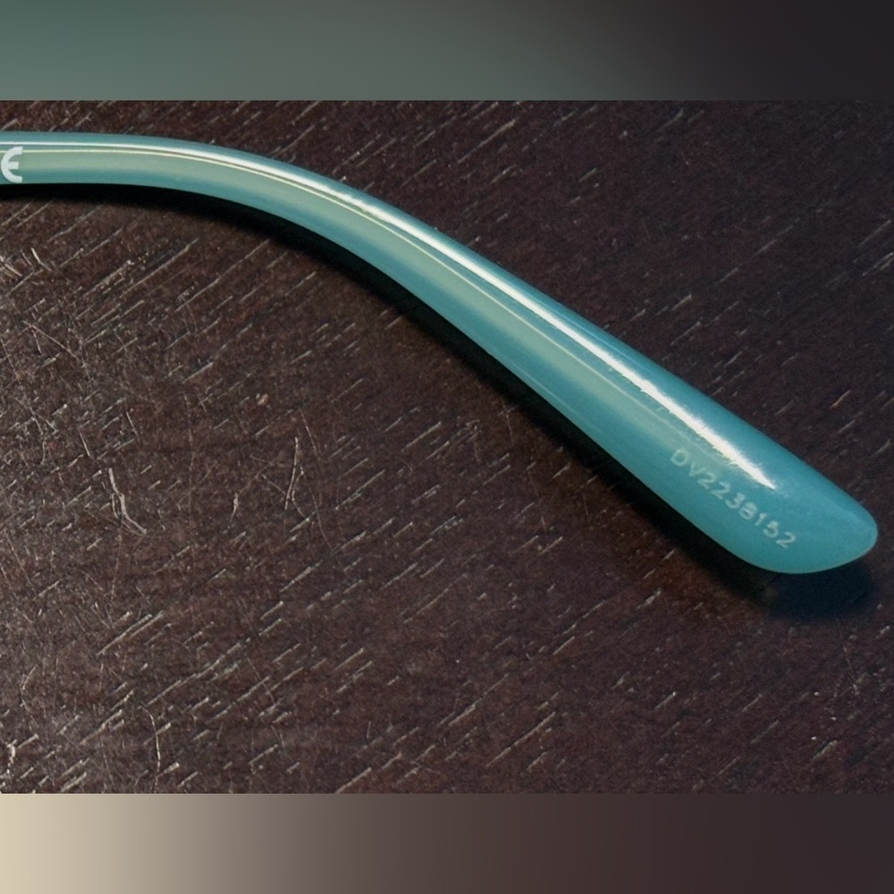 New Versace MOD 1230-B 1362 Gold and Aquamarine Half Rim Optical frame - Picture 12 of 12